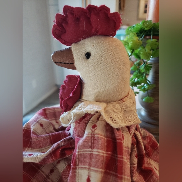 Chicken Doll, Decorative, Vintage - Picture 6 of 9